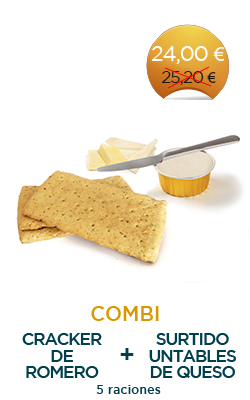 Pack Cracker de romero + Untables de queso